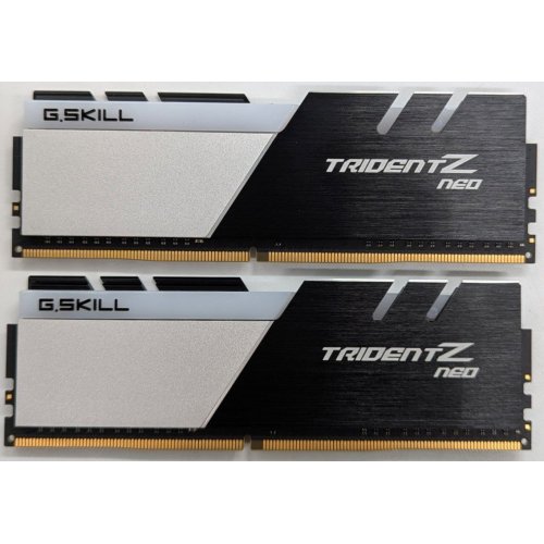 Озп G.Skill DDR4 16GB (2x8GB) 3200Mhz Trident Z Neo (F4-3200C16D-16GTZN) (Відновлено продавцем, 730006) купити з перевіркою сумісності: огляд, характеристики, ціна у Києві, Львові, Вінниці, Хмельницькому, Івано-Франківську, Україні | інтернет-магазин TELEMART.UA фото