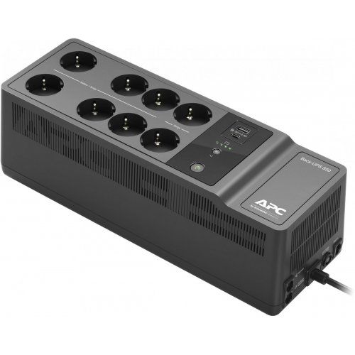 Купити ДБЖ APC Back UPS 850VA Schuko (BE850G2-GR) - ціна в Києві, Львові, Вінниці, Хмельницькому, Франківську, Україні | інтернет-магазин TELEMART.UA фото