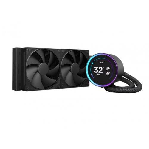 Готова СВО NZXT Kraken Elite 240 (RL-KN24E-B2) Black купити з перевіркою сумісності: огляд, характеристики, ціна у Києві, Львові, Вінниці, Хмельницькому, Івано-Франківську, Україні | інтернет-магазин TELEMART.UA фото