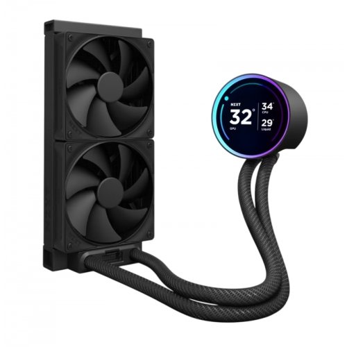 Готова СВО NZXT Kraken Elite 240 (RL-KN24E-B2) Black купити з перевіркою сумісності: огляд, характеристики, ціна у Києві, Львові, Вінниці, Хмельницькому, Івано-Франківську, Україні | інтернет-магазин TELEMART.UA фото