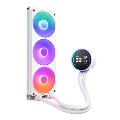 Готова СВО NZXT Kraken Elite 360 RGB (RL-KR36E-W2) White купити з перевіркою сумісності: огляд, характеристики, ціна у Києві, Львові, Вінниці, Хмельницькому, Івано-Франківську, Україні | інтернет-магазин TELEMART.UA фото