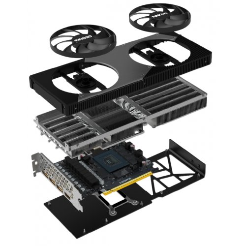 Відеокарта Inno3D GeForce RTX 5070 TWIN X2 OC 12288MB (N50702-12D7X-195064N) купити з перевіркою сумісності: огляд, характеристики, ціна у Києві, Львові, Вінниці, Хмельницькому, Івано-Франківську, Україні | інтернет-магазин TELEMART.UA фото