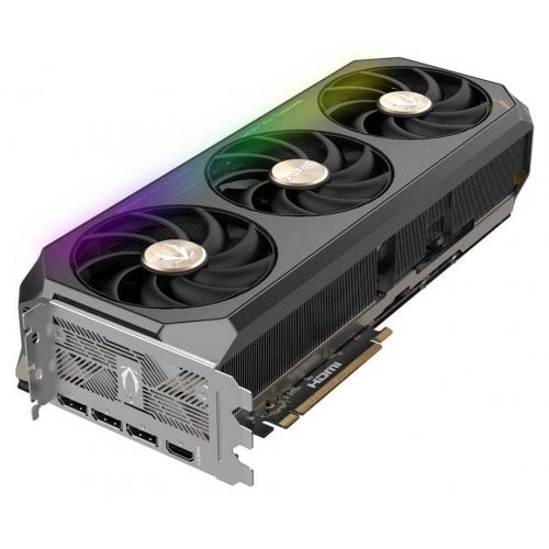 Відеокарта Zotac GeForce RTX 5090 GAMING AMP Extreme INFINITY 32768MB (ZT-B50900B-10P) купити з перевіркою сумісності: огляд, характеристики, ціна у Києві, Львові, Вінниці, Хмельницькому, Івано-Франківську, Україні | інтернет-магазин TELEMART.UA фото