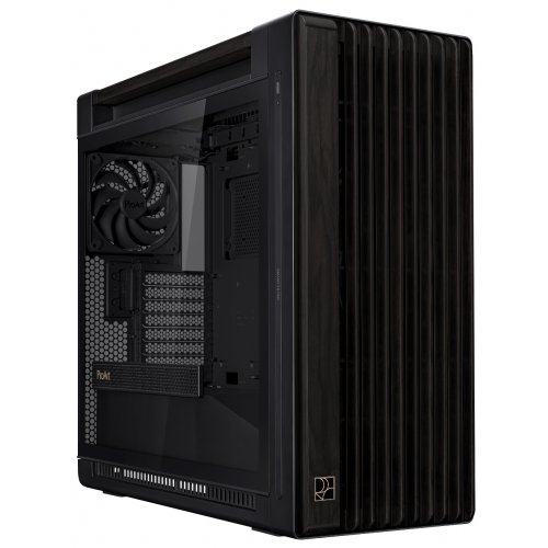 Корпус Asus ProArt PA602 Wood Edition - Tempered Glass без БЖ (90DC00J0-B09010) Black купити з перевіркою сумісності: огляд, характеристики, ціна у Києві, Львові, Вінниці, Хмельницькому, Івано-Франківську, Україні | інтернет-магазин TELEMART.UA фото