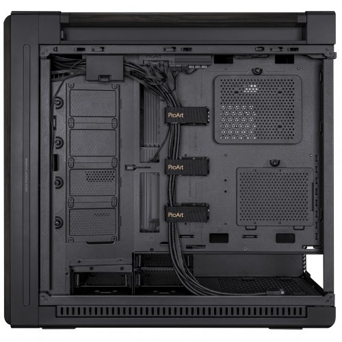 Корпус Asus ProArt PA602 Wood Edition - Tempered Glass без БЖ (90DC00J0-B09010) Black купити з перевіркою сумісності: огляд, характеристики, ціна у Києві, Львові, Вінниці, Хмельницькому, Івано-Франківську, Україні | інтернет-магазин TELEMART.UA фото