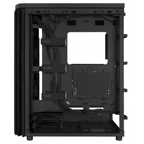 Корпус Asus ProArt PA401 Wood Edition - Tempered Glass без БЖ (90DC00M0-B39000) Black купити з перевіркою сумісності: огляд, характеристики, ціна у Києві, Львові, Вінниці, Хмельницькому, Івано-Франківську, Україні | інтернет-магазин TELEMART.UA фото