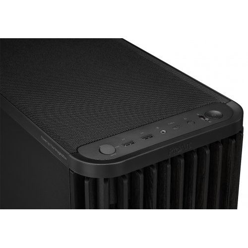 Корпус Asus ProArt PA401 Wood Edition - Metal без БЖ (90DC00M0-B39010) Black купити з перевіркою сумісності: огляд, характеристики, ціна у Києві, Львові, Вінниці, Хмельницькому, Івано-Франківську, Україні | інтернет-магазин TELEMART.UA фото