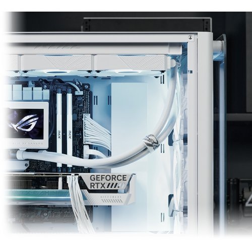 Корпус Asus A23 Plus Tempered Glass без БЖ (90DC00K3-B19010) White купити з перевіркою сумісності: огляд, характеристики, ціна у Києві, Львові, Вінниці, Хмельницькому, Івано-Франківську, Україні | інтернет-магазин TELEMART.UA фото