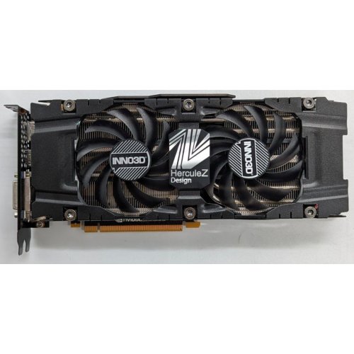 Купить Видеокарта Inno3D GeForce GTX 1080 TI X2 11264MB (N108T-1SDN-Q6MN) (Восстановлено продавцом, 730459) с проверкой совместимости: обзор, характеристики, цена в Киеве, Днепре, Одессе, Харькове, Украине | интернет-магазин TELEMART.UA фото