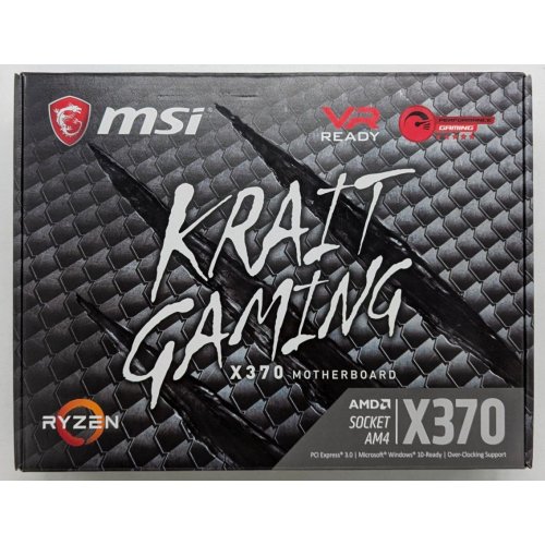 Материнська плата MSI X370 KRAIT GAMING (sAM4, AMD X370) (Відновлено продавцем, 730470) купити з перевіркою сумісності: огляд, характеристики, ціна у Києві, Львові, Вінниці, Хмельницькому, Івано-Франківську, Україні | інтернет-магазин TELEMART.UA фото