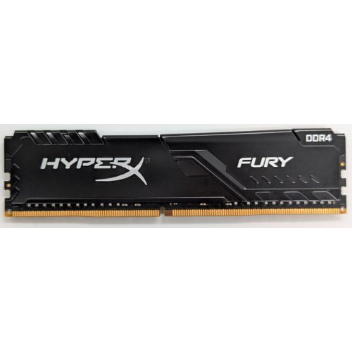 Озп HyperX DDR4 16GB 2666Mhz Fury Black (HX426C16FB3/16) (Відновлено продавцем, 730564) купити з перевіркою сумісності: огляд, характеристики, ціна у Києві, Львові, Вінниці, Хмельницькому, Івано-Франківську, Україні | інтернет-магазин TELEMART.UA фото