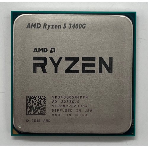 Купить Процессор AMD Ryzen 5 3400G 3.7(4.2)GHz 4MB sAM4 Tray (YD3400C5M4MFH) (Восстановлено продавцом, 730565) с проверкой совместимости: обзор, характеристики, цена в Киеве, Днепре, Одессе, Харькове, Украине | интернет-магазин TELEMART.UA фото