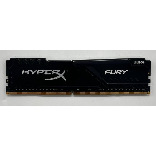 Озп HyperX DDR4 16GB 2666Mhz Fury Black (HX426C16FB3/16) (Відновлено продавцем, 730578) купити з перевіркою сумісності: огляд, характеристики, ціна у Києві, Львові, Вінниці, Хмельницькому, Івано-Франківську, Україні | інтернет-магазин TELEMART.UA фото