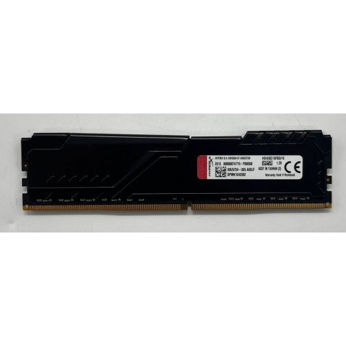 Озп HyperX DDR4 16GB 2666Mhz Fury Black (HX426C16FB3/16) (Відновлено продавцем, 730578) купити з перевіркою сумісності: огляд, характеристики, ціна у Києві, Львові, Вінниці, Хмельницькому, Івано-Франківську, Україні | інтернет-магазин TELEMART.UA фото