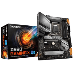 Материнська плата Gigabyte Z590 GAMING X (s1200, Intel Z590) (Відновлено продавцем, 730591)