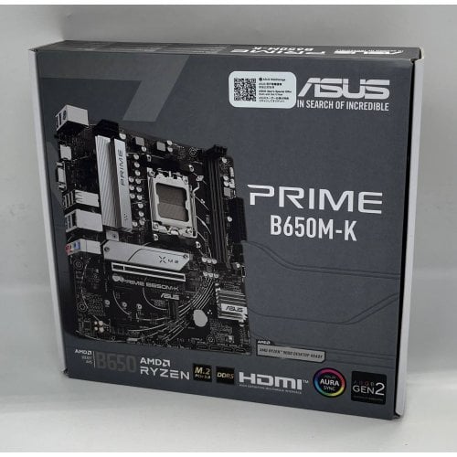 Материнська плата Asus PRIME B650M-K (sAM5, AMD B650) (Відновлено продавцем, 730594) купити з перевіркою сумісності: огляд, характеристики, ціна у Києві, Львові, Вінниці, Хмельницькому, Івано-Франківську, Україні | інтернет-магазин TELEMART.UA фото