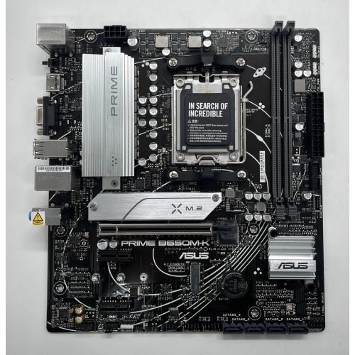 Материнська плата Asus PRIME B650M-K (sAM5, AMD B650) (Відновлено продавцем, 730594) купити з перевіркою сумісності: огляд, характеристики, ціна у Києві, Львові, Вінниці, Хмельницькому, Івано-Франківську, Україні | інтернет-магазин TELEMART.UA фото