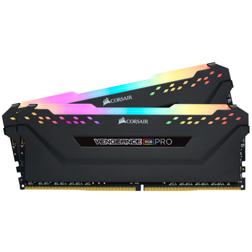 Озп Corsair DDR4 16GB (2x8GB) 3600Mhz Vengeance RGB Pro Black (CMW16GX4M2D3600C18) (Відновлено продавцем, 730818) купити з перевіркою сумісності: огляд, характеристики, ціна у Києві, Львові, Вінниці, Хмельницькому, Івано-Франківську, Україні | інтернет-магазин TELEMART.UA фото