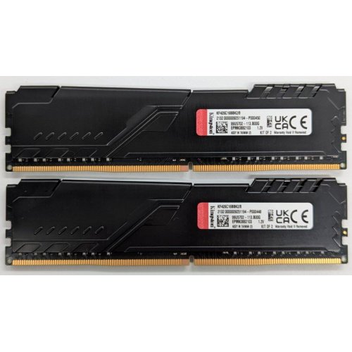 Озп Kingston DDR4 8GB (2x4GB) 2666Mhz FURY Beast Black (KF426C16BBK2/8) (Відновлено продавцем, 730820) купити з перевіркою сумісності: огляд, характеристики, ціна у Києві, Львові, Вінниці, Хмельницькому, Івано-Франківську, Україні | інтернет-магазин TELEMART.UA фото