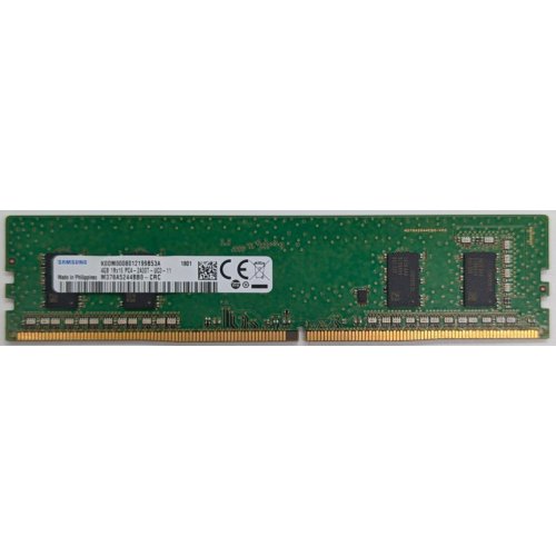 Озп Samsung DDR4 4GB 2400Mhz (M378A5244BB0-CRC) (Відновлено продавцем, 730822) купити з перевіркою сумісності: огляд, характеристики, ціна у Києві, Львові, Вінниці, Хмельницькому, Івано-Франківську, Україні | інтернет-магазин TELEMART.UA фото