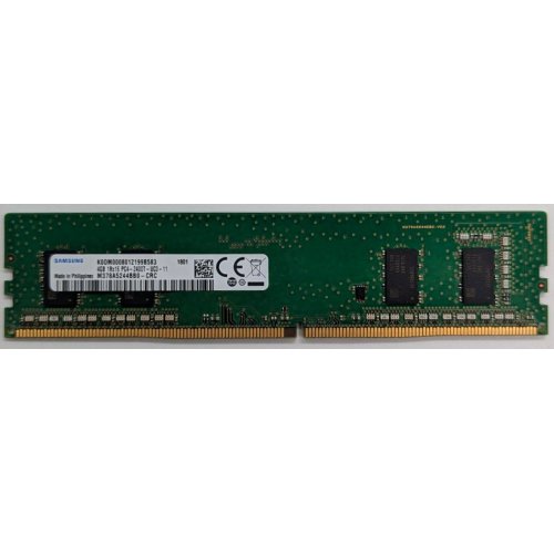 Озп Samsung DDR4 4GB 2400Mhz (M378A5244BB0-CRC) (Відновлено продавцем, 730824) купити з перевіркою сумісності: огляд, характеристики, ціна у Києві, Львові, Вінниці, Хмельницькому, Івано-Франківську, Україні | інтернет-магазин TELEMART.UA фото