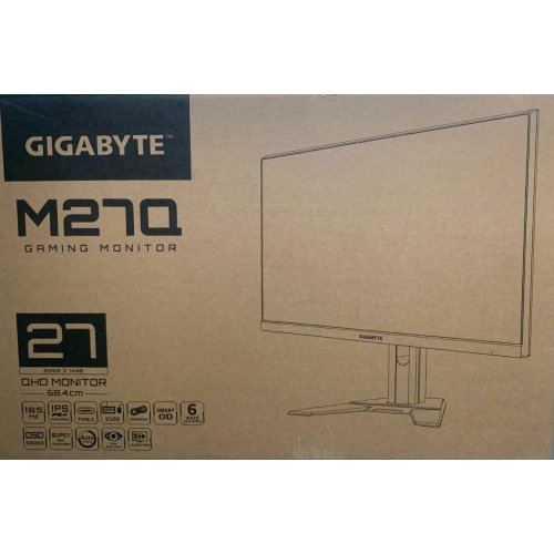 Купити Уцінка монітор Gigabyte 27" M27Q Gaming Black (Пошкоджено пакування, 730841) - ціна в Києві, Львові, Вінниці, Хмельницькому, Франківську, Україні | інтернет-магазин TELEMART.UA фото