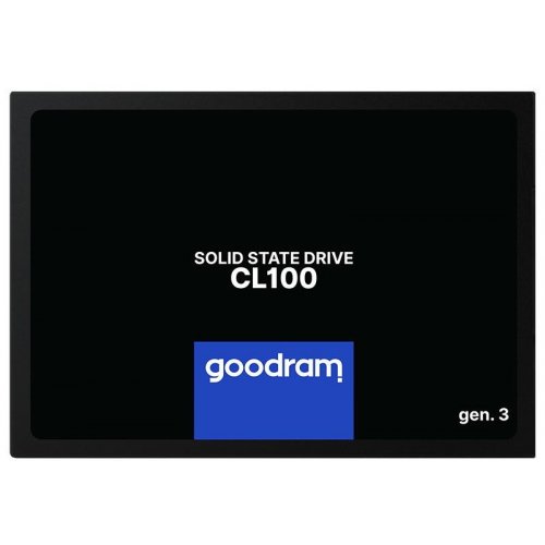 Уцінка ssd-диск GoodRAM CL100 Gen.3 3D NAND TLC 960GB 2.5" (SSDPR-CL100-960-G3) (Пошкоджено пакування, 730907) купити з перевіркою сумісності: огляд, характеристики, ціна у Києві, Львові, Вінниці, Хмельницькому, Івано-Франківську, Україні | інтернет-магазин TELEMART.UA фото