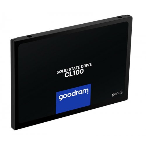 Купить Уценка ssd-диск GoodRAM CL100 Gen.3 3D NAND TLC 960GB 2.5" (SSDPR-CL100-960-G3) (Повреждена упаковка, 730907) с проверкой совместимости: обзор, характеристики, цена в Киеве, Днепре, Одессе, Харькове, Украине | интернет-магазин TELEMART.UA фото