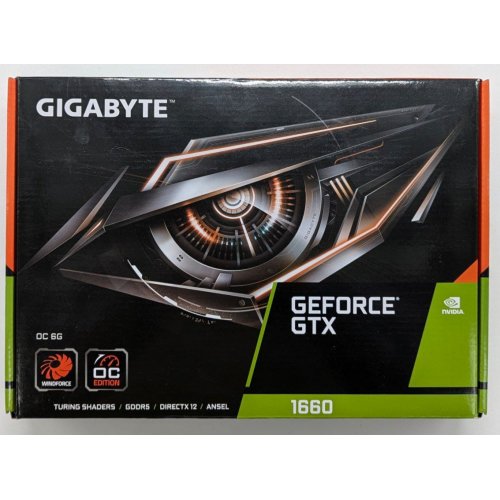 Відеокарта Gigabyte GeForce GTX 1660 OC 6144MB (GV-N1660OC-6GD) (Відновлено продавцем, 731110) купити з перевіркою сумісності: огляд, характеристики, ціна у Києві, Львові, Вінниці, Хмельницькому, Івано-Франківську, Україні | інтернет-магазин TELEMART.UA фото