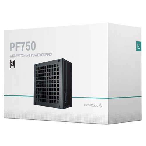 Блок живлення Deepcool PF750 750W (R-PF750D-HA0B-EU) (Стан нового, 731140) купити з перевіркою сумісності: огляд, характеристики, ціна у Києві, Львові, Вінниці, Хмельницькому, Івано-Франківську, Україні | інтернет-магазин TELEMART.UA фото