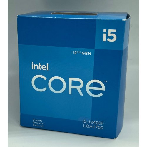 Процесор Intel Core i5-12400F 2.5(4.4)GHz 18MB s1700 Box (BX8071512400F) (Відновлено продавцем, 731767) купити з перевіркою сумісності: огляд, характеристики, ціна у Києві, Львові, Вінниці, Хмельницькому, Івано-Франківську, Україні | інтернет-магазин TELEMART.UA фото