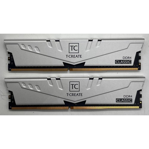 Озп Team DDR4 16GB (2x8GB) 3200Mhz T-Create Classic (TTCCD48G3200HC22BK) (Відновлено продавцем, 731768) купити з перевіркою сумісності: огляд, характеристики, ціна у Києві, Львові, Вінниці, Хмельницькому, Івано-Франківську, Україні | інтернет-магазин TELEMART.UA фото