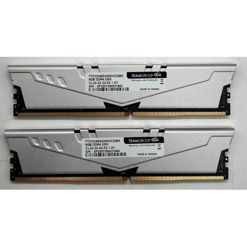 Озп Team DDR4 16GB (2x8GB) 3200Mhz T-Create Classic (TTCCD48G3200HC22BK) (Відновлено продавцем, 731768) купити з перевіркою сумісності: огляд, характеристики, ціна у Києві, Львові, Вінниці, Хмельницькому, Івано-Франківську, Україні | інтернет-магазин TELEMART.UA фото