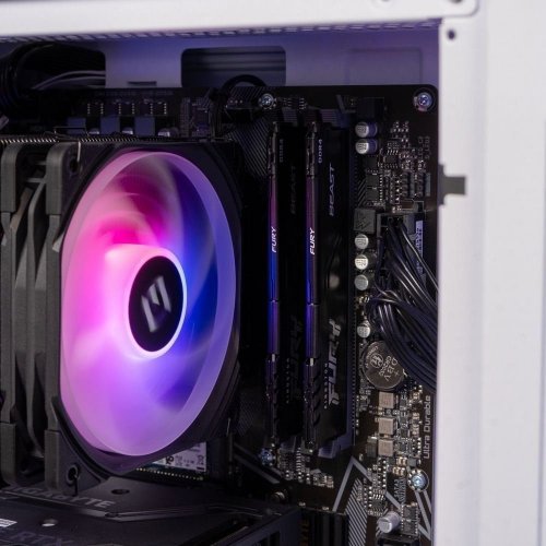 Компьютер HEXO Gaming RTX4060 Pro+ (HGP-5600N4060-32S1TWH) White купить в Украине: Киев, Днепр, Харьков, Одесса  | Низкая цена, отзывы, характеристики от TELEMART фото