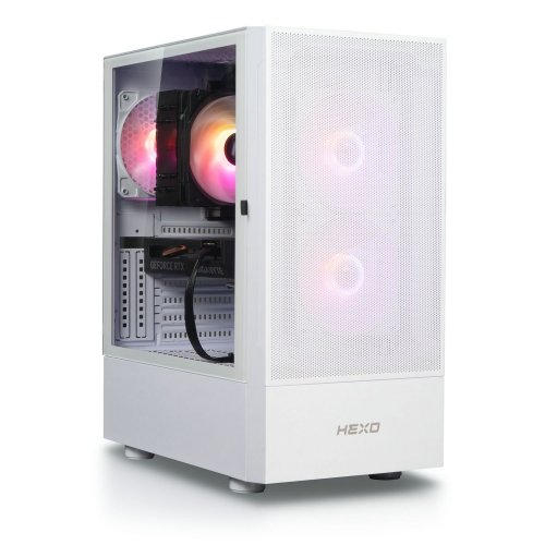 Купити Комп'ютер HEXO Gaming RTX4060 Pro+ (HGP-5600N4060-32S1TWH) White - ціна в Києві, Львові, Вінниці, Хмельницькому, Франківську, Україні | інтернет-магазин TELEMART.UA фото