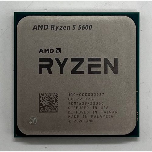 Процесор AMD Ryzen 5 5600 3.5(4.4)GHz 32MB sAM4 Tray (100-000000927) (Відновлено продавцем, 731866) купити з перевіркою сумісності: огляд, характеристики, ціна у Києві, Львові, Вінниці, Хмельницькому, Івано-Франківську, Україні | інтернет-магазин TELEMART.UA фото