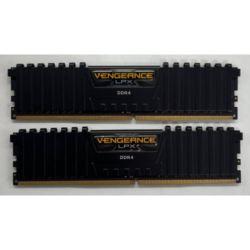 Озп Corsair DDR4 16GB (2x8GB) 3600Mhz Vengeance LPX (CMK16GX4M2D3600C18) (Відновлено продавцем, 731894) купити з перевіркою сумісності: огляд, характеристики, ціна у Києві, Львові, Вінниці, Хмельницькому, Івано-Франківську, Україні | інтернет-магазин TELEMART.UA фото