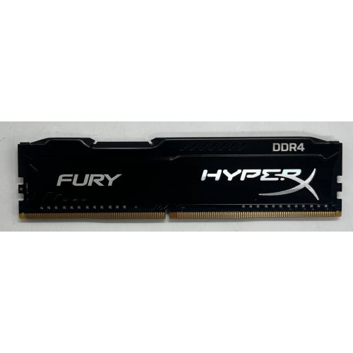 Озп HyperX DDR4 8GB 2666Mhz Fury Black (HX426C16FB2/8) (Відновлено продавцем, 731897) купити з перевіркою сумісності: огляд, характеристики, ціна у Києві, Львові, Вінниці, Хмельницькому, Івано-Франківську, Україні | інтернет-магазин TELEMART.UA фото