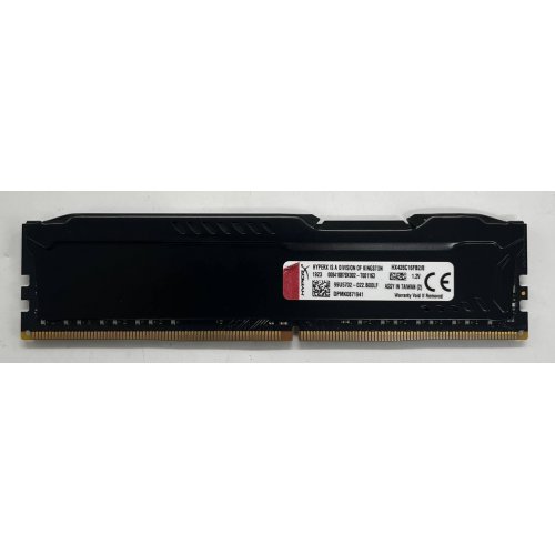 Озп HyperX DDR4 8GB 2666Mhz Fury Black (HX426C16FB2/8) (Відновлено продавцем, 731911) купити з перевіркою сумісності: огляд, характеристики, ціна у Києві, Львові, Вінниці, Хмельницькому, Івано-Франківську, Україні | інтернет-магазин TELEMART.UA фото