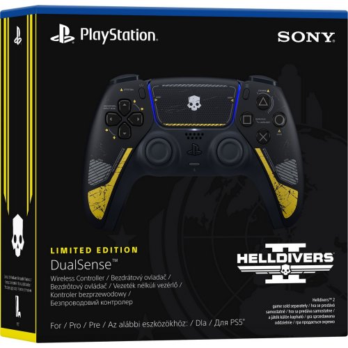 Купити Ігровий маніпулятор Sony DualSense for PS5 Helldivers 2 Limited Edition (1000047305) Black - ціна в Києві, Львові, Вінниці, Хмельницькому, Франківську, Україні | інтернет-магазин TELEMART.UA фото