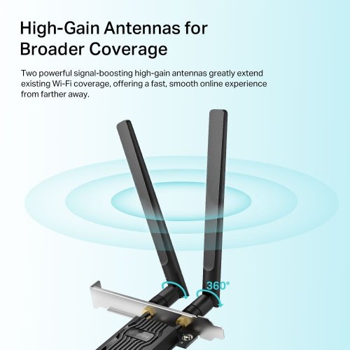 Wi-Fi адаптер TP-LINK Archer TX20E купити в Україні: Київ, Львів, Хмельницький, Тернопіль | Низька ціна, відгуки, характеристики від TELEMART фото