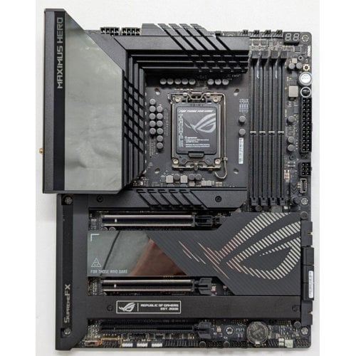 Купить Материнская плата Asus ROG MAXIMUS Z790 HERO (s1700, Intel Z790) (Восстановлено продавцом, 732201) с проверкой совместимости: обзор, характеристики, цена в Киеве, Днепре, Одессе, Харькове, Украине | интернет-магазин TELEMART.UA фото