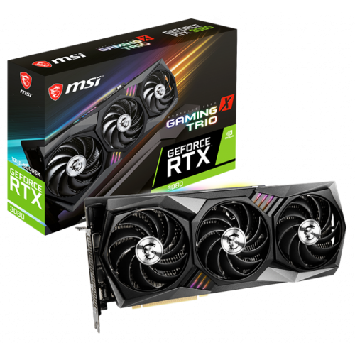 Купить Видеокарта MSI GeForce RTX 3080 GAMING X TRIO 10240MB (RTX 3080 GAMING X TRIO 10G) (Восстановлено продавцом, 732314) с проверкой совместимости: обзор, характеристики, цена в Киеве, Днепре, Одессе, Харькове, Украине | интернет-магазин TELEMART.UA фото