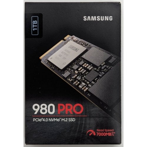 Купить Ssd-диск Samsung 980 PRO V-NAND MLC 1TB M.2 (2280 PCI-E) NVMe 1.3c (MZ-V8P1T0BW) (Восстановлено продавцом, 732366) с проверкой совместимости: обзор, характеристики, цена в Киеве, Днепре, Одессе, Харькове, Украине | интернет-магазин TELEMART.UA фото