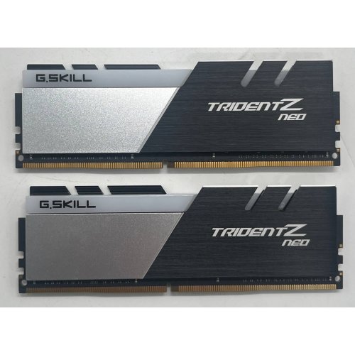 Озп G.Skill DDR4 32GB (2x16GB) 3600Mhz Trident Z NEO (F4-3600C18D-32GTZN) (Відновлено продавцем, 732627) купити з перевіркою сумісності: огляд, характеристики, ціна у Києві, Львові, Вінниці, Хмельницькому, Івано-Франківську, Україні | інтернет-магазин TELEMART.UA фото