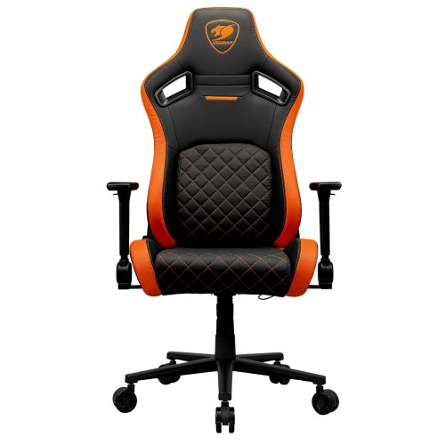 Купить Игровое кресло Cougar Defensor Black/Orange - цена в Харькове, Киеве, Днепре, Одессе
в интернет-магазине Telemart фото