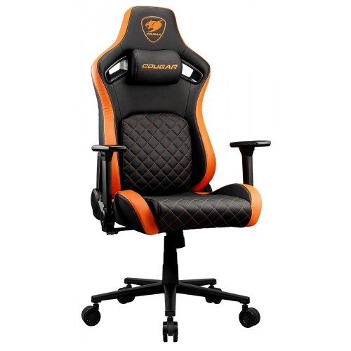 Купить Игровое кресло Cougar Defensor Black/Orange - цена в Харькове, Киеве, Днепре, Одессе
в интернет-магазине Telemart фото