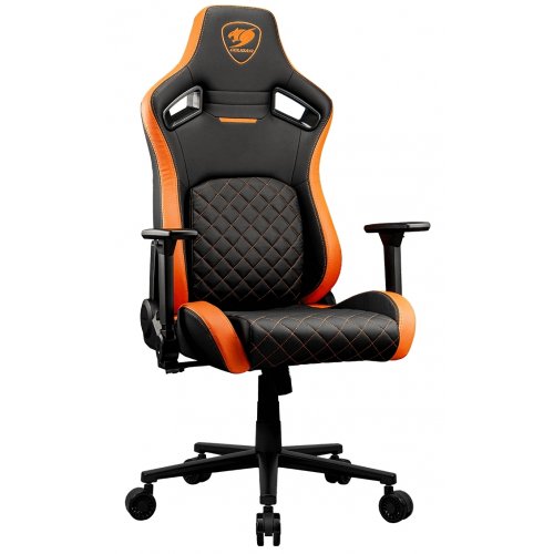 Купить Игровое кресло Cougar Defensor Black/Orange - цена в Харькове, Киеве, Днепре, Одессе
в интернет-магазине Telemart фото