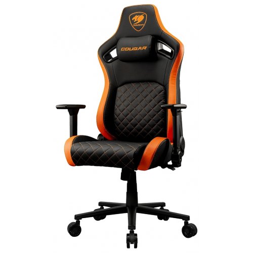 Купить Игровое кресло Cougar Defensor Black/Orange - цена в Харькове, Киеве, Днепре, Одессе
в интернет-магазине Telemart фото