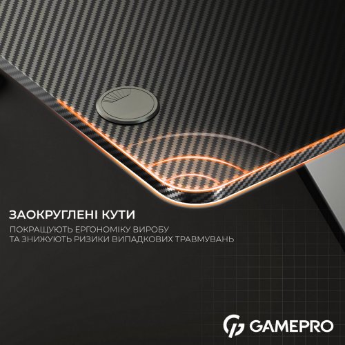 Купити Комп'ютерний стіл GamePro GD012 Black - ціна в Києві, Львові, Вінниці, Хмельницькому, Франківську, Україні | інтернет-магазин TELEMART.UA фото